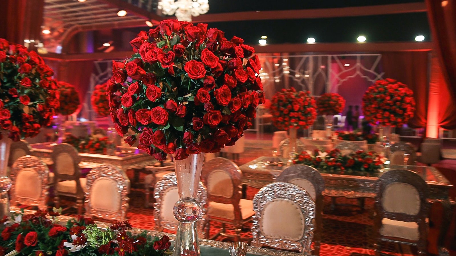 Wedding table styling